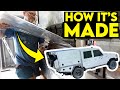 How a custom tray and canopy is made  new toyota landcruiser 79 series build ep 7