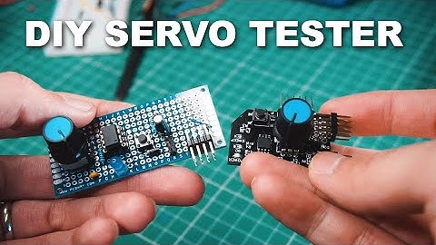 How to make a servo tester using Attiny85 micro chip