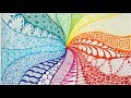 Zentangle art  doodle patterns  zendoodle