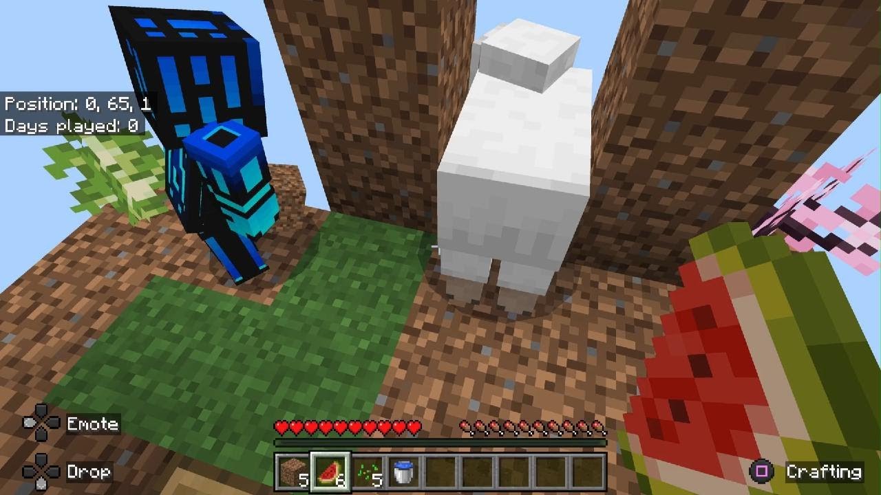 ماينكرافن ون بلوك one block #1