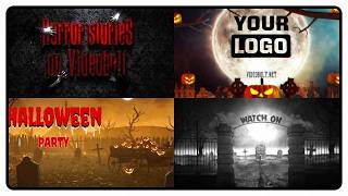 Halloween Intros | Top 5 Spookiest Templates for Your Channel screenshot 1