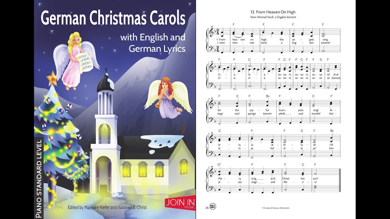 GERMAN CHRISTMAS CAROLS No 12 From Heaven On High YouTube GERMAN CHRISTMAS CAROLS No 12 From Heaven On High YouTube