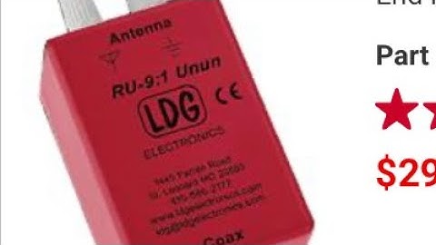 Random Wire w/ 9:1￼ unun Part 2