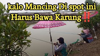 Pemancing ini sangat Beruntung Bisa Menemukan Spot Mancing yang luar biasa