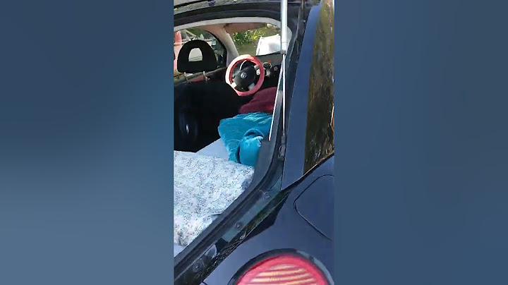 car camping, tiny camping, VW beetle, tiny car, micro camper, stealth camping.