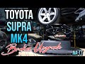Toyota Supra mk4 Brakes upgrade from NA to TT. Rear discs and pads removal and replacement.