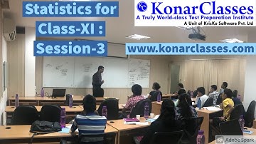 www.konarclasses.com : Statistics Session-3