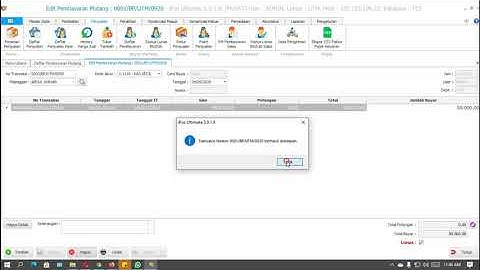 PROGRAM IPOS 5   Menerima Pembayaran Piutang | iPos 5 All Edition | Restu Media