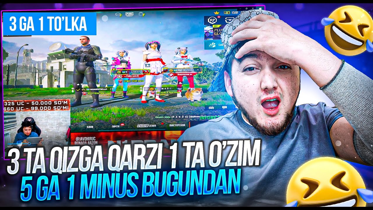 3 TA QIZNI ICHIDA BITTA O'ZIM UXX 😍 | MAZZA MENGA 3 TA TAKOY QIZLAR ENDI MENKI 💋