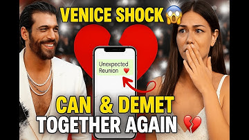 OMG! 😱🔥 Demet Özdemir & Can Yaman Shock Fans with Surprise Reunion at Venice Film Festival.