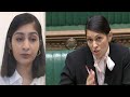 Listen to the facts not your jaded views! Priti Patel slaps down shaking head Labour MP
