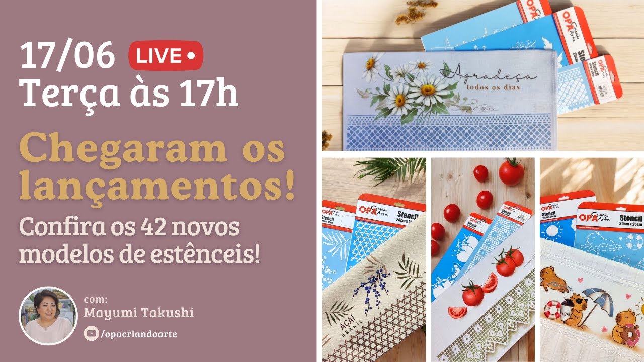 Live (17/06/25) Apresentação dos lançamentos de Junho/2025