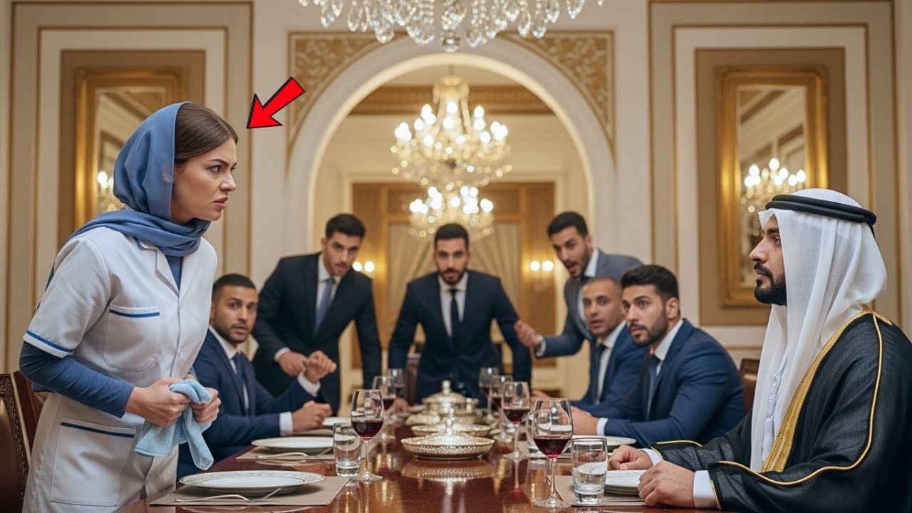 كان الجميع يخافون من الملياردير العربي الوقح – حتى قالت عاملة النظافة الجديدة شيئًا...