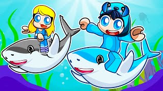 ROBLOX UNDERWATER ANIMALS With Crazy Fan Girl!