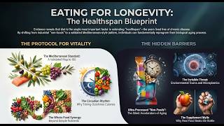 The Blueprint for a Longer, Healthier Life! #Healthspan #Longevity #DietTips #healthyliving #life