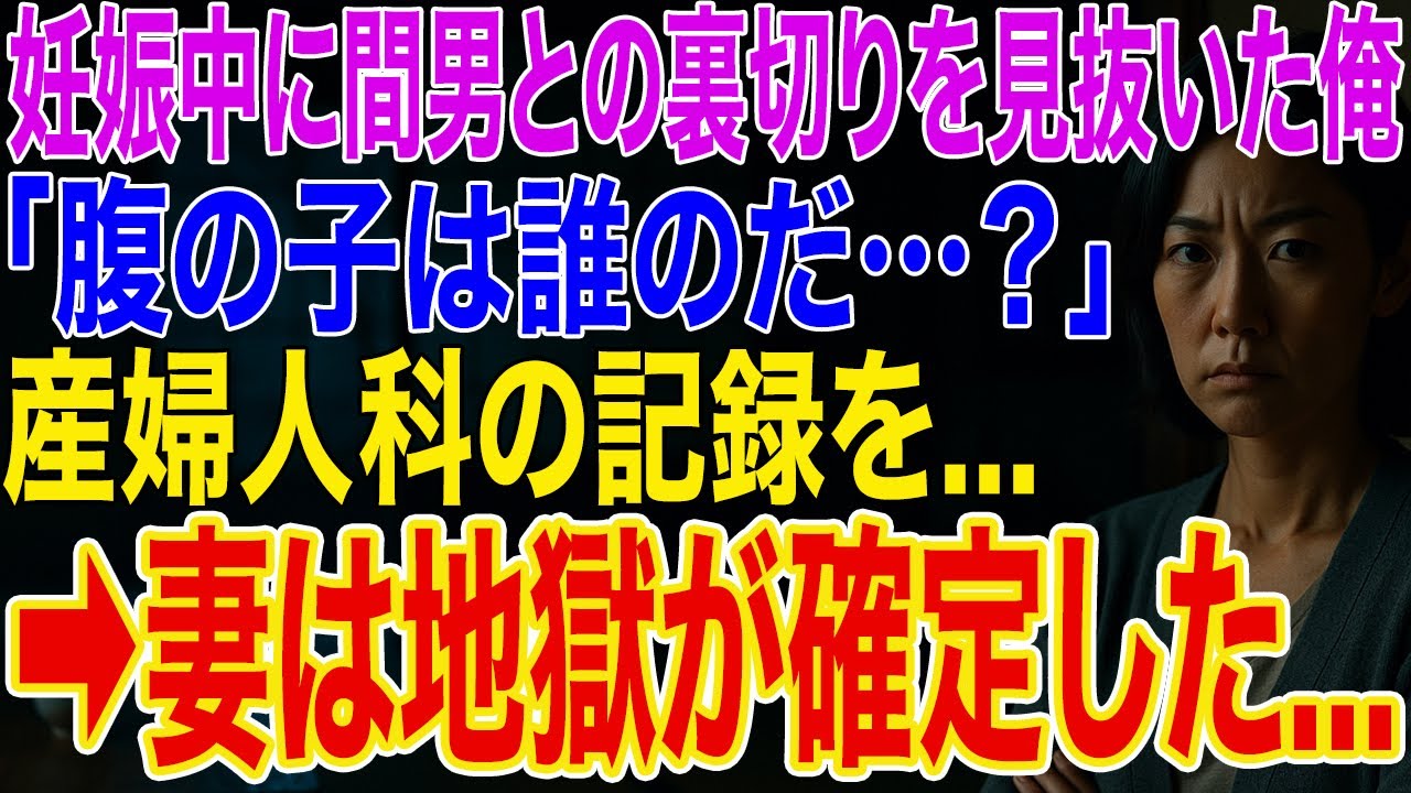 【修羅場】妊娠中の妻が間男と裏切り続け…俺「覚悟はできてんのか？」➡優しさを見せた結果、妻は地獄を見ることになった結果...