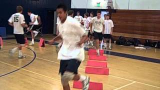 Team Training Barriers 1 leg hops.avi