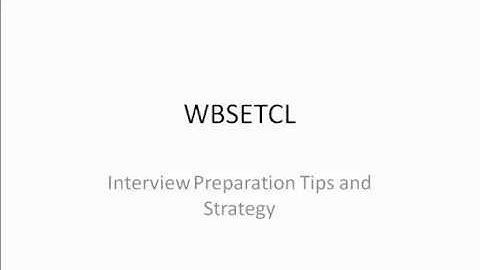 Interview Tips and Guidance for WBSETCL JE Aspirants