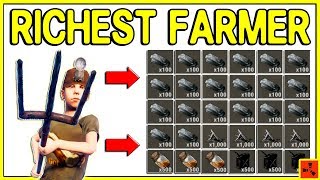 Rust GOING DEEP on RICHEST FARMER - Wealthiest Shop Raids & PvP Plays (Rust Rich Raids)