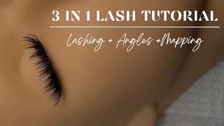 3 IN 1 LASH TUTORIAL | LAYERS  ANGLES   MAPPING