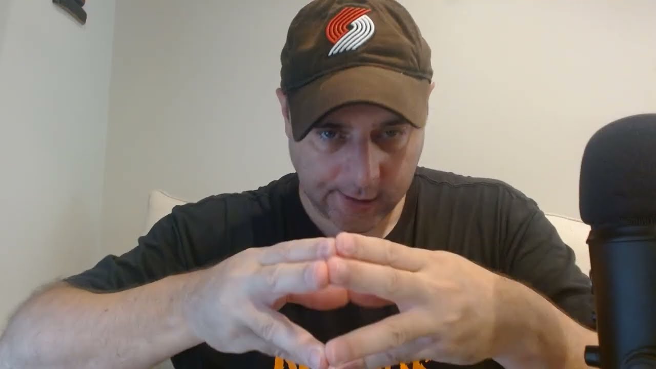 ASMR Gum Chewing and Hand Motions