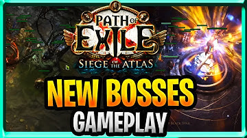 Path of Exile 3.17 ArchNemesis Siege of the Atlas New Boss Fight ( Black Star and Infinite Hunger)