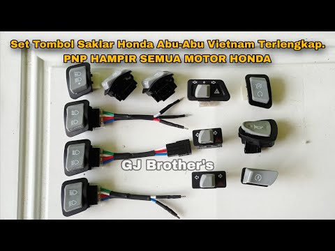 Full Set Tombol Saklar Honda Abu Vietnam PassBeam Iddling Hazard Starter PNP Vario Beat Scoopy Spacy