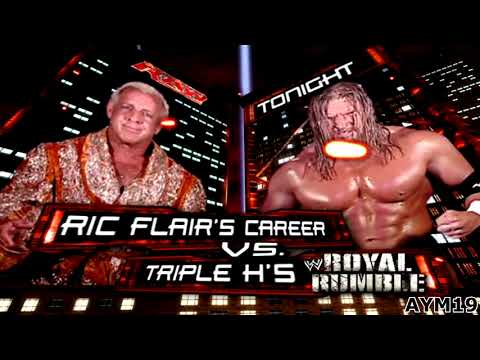 Triple H vs Ric Flair "Career On The Line" RAW 12/31/2007 Highlights