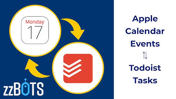 How to 2 Way Sync Apple iCloud Calendar Events over to Todoist Tasks | zzBots