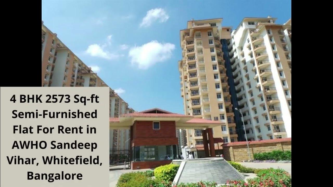 (RENTED) Sandeep Vihar 4 BHK Apartment for Rent in Whitefield