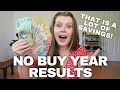 NO BUY/LOW BUY Year 2020 The FINAL RESULTS! // Saving 70% of My Income