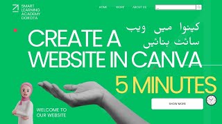 How to Make a Website with Canva in 5 Minutes | A Step by Step Guide | 2024