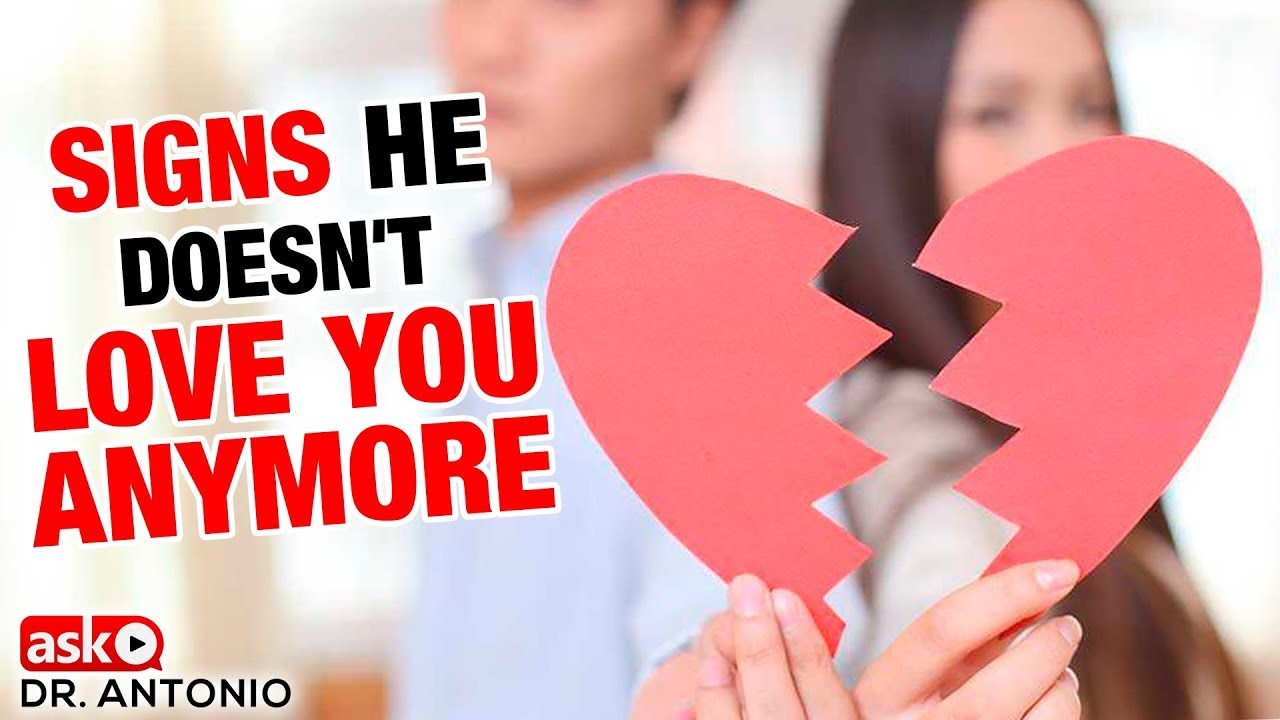 He doesn t love. He doesn't Love you anymore. He doesn't Love you.