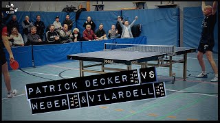 Patrick Decker vs. Vilardell & Weber (TTS Borsum X SVH 1945 Kassel | 3. Tischtennis Bundesliga Nord)