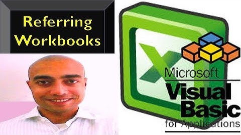 Referring Workbooks - Power Programming in VBA Excel - Part 12 - Urdu / Hindi
