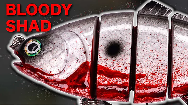 Bloody Shad Lure Painting Easy Lure Pattern Baker Builds