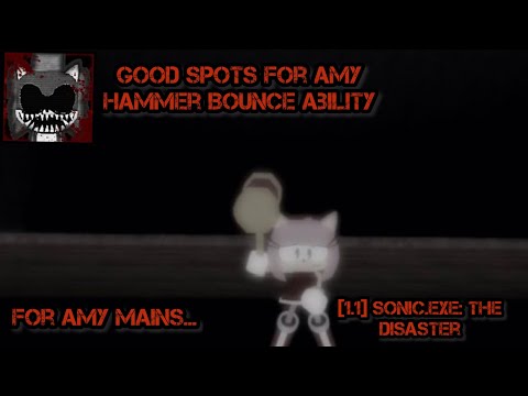 Clutch Spot For Amy Hammer Bounce In Every Map | [1.1] Sonic.EXE: The Disaster #roblox