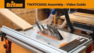 Assembly & Setup – Triton TWX7CS002 Contractor Saw Module 10” / 254mm