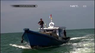 Pengejaran Kapal Pembawa Gula Melebihi Batas di Perairan Tarakan -  Customs Protection