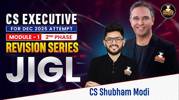 LAW OF TORTS JIGL ONE SHOT | CS EXECUTIVE DEC 25 & JUN 26 | CS SHUBHAM MODI