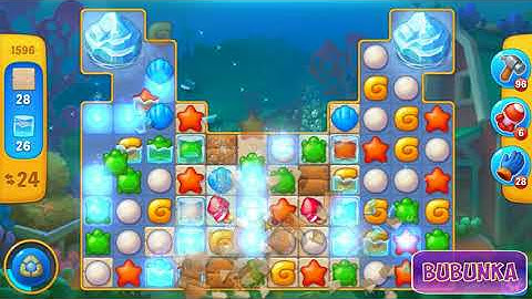 Fishdom level 1596 HD
