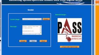Extracting Spread-Spectrum Hidden Data from Digital Media-2013 PASS IEEE Projects
