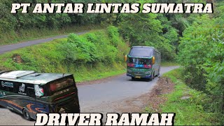 PT.ANTAR LINTAS SUMATRA ‼️TERPANTAU MELEWATI  JALUR LIKU-LIKU TIKUNGAN KUBURAN DUO PASAMAN SUMBAR