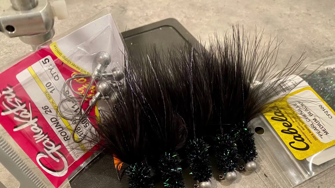 Tying marabou jigs. My number one producing jig as well. YouTube