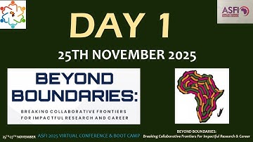 BEYOND BOUNDARIES: DAY 1 (PART 1) - 25TH NOVEMBER 2025