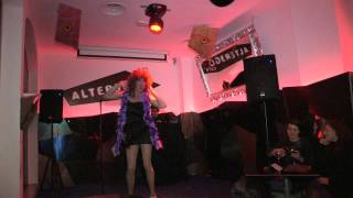 Mina's show live on Alterego cafe Milano Resimi