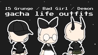 15 Grunge Bad Girl Demon Gacha Life Outfits Youtube
