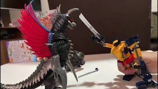 Gigan vs robot