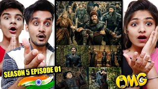 Indian Reaction | Ertugrul Ghazi Urdu Season 5 Episode 1 | Osman Ghazi First Fight Scene