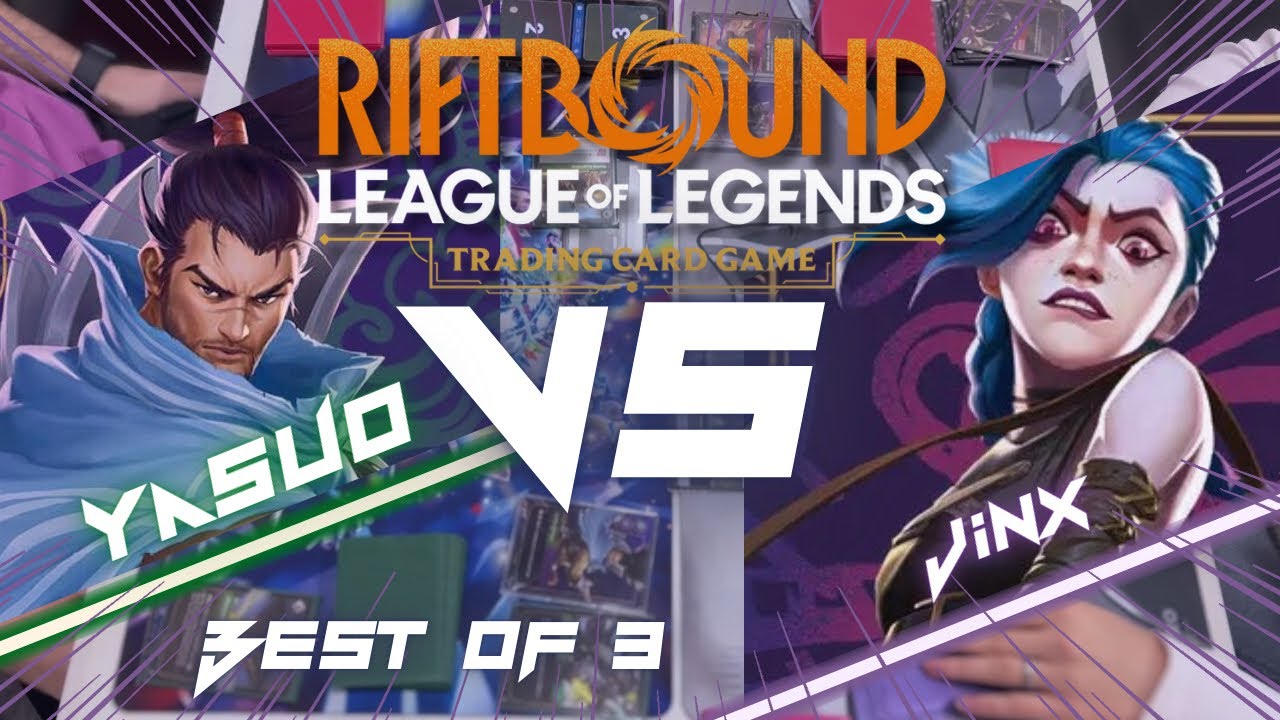 Yasuo VS Jinx - Riftbound TCG - Nexus Night BO3